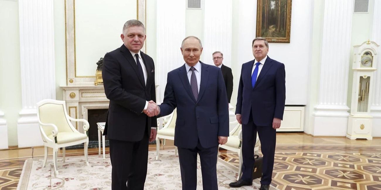 Slovak premier Fico meets with russian president Putin, discuss gas transit