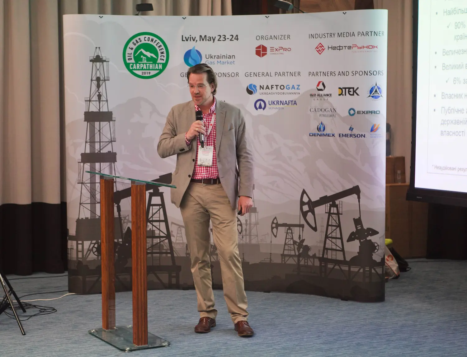 Mavriky Kalugin at the ExPro Carpathian Oil & Gas Conference 2019